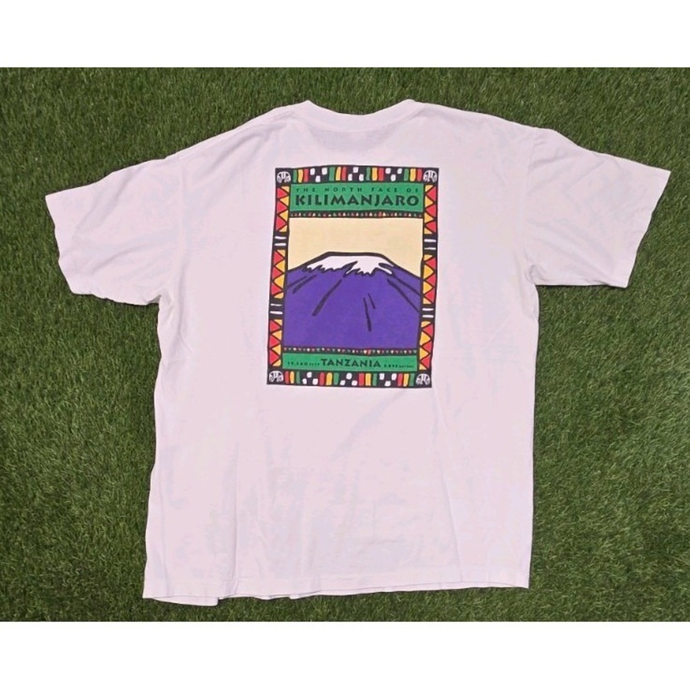 VTG 90s The North Face Kilimanjaro T Shirt XL Made in USA Single Stitch Tanzania